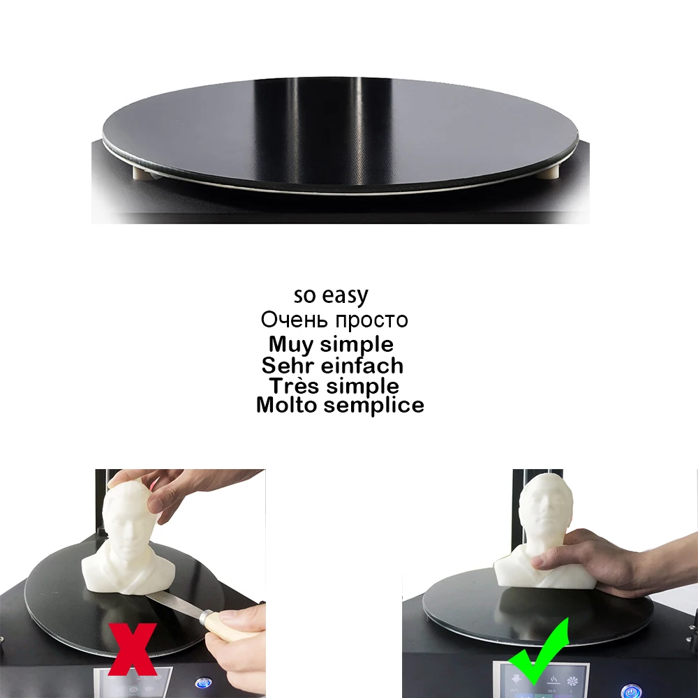 FLSUN QQ-S Delta Kossel 3d принтер высокоскоростной большой размер печати 3D-принтер автоматическое выравнивание сенсорный экран Wifi