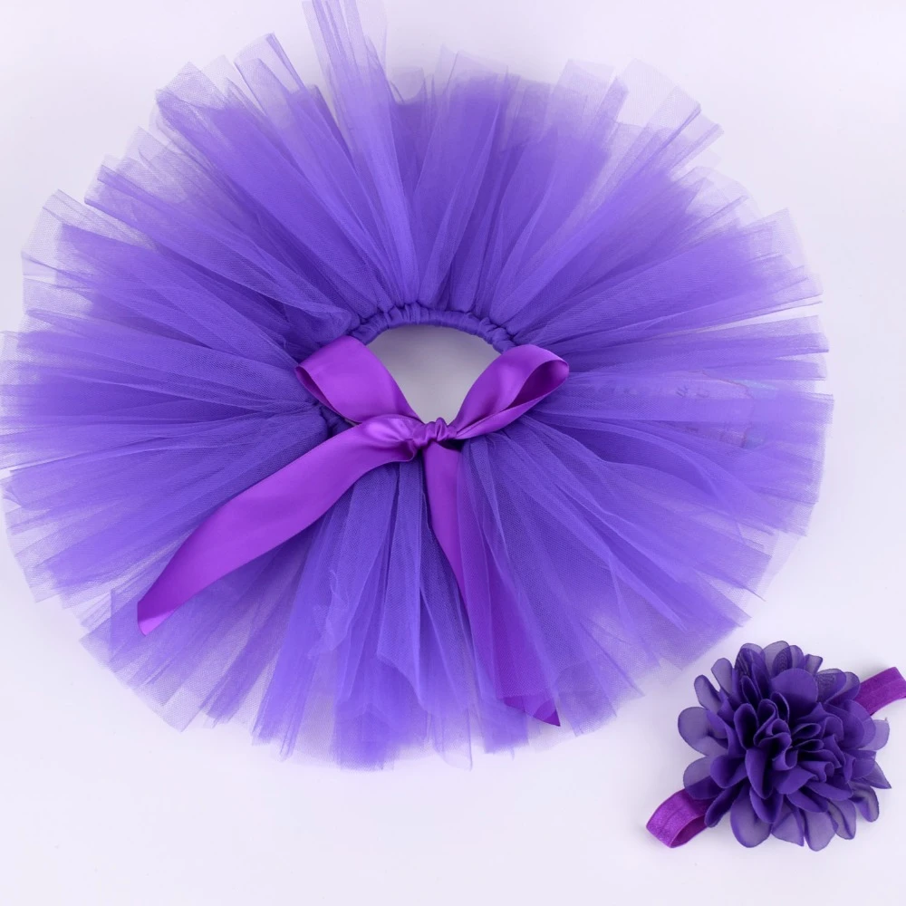 purple infant tutu