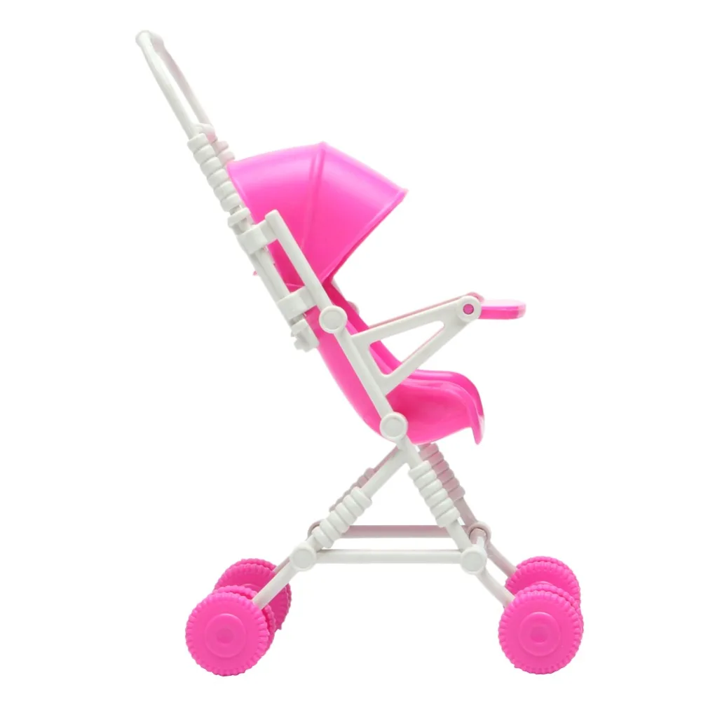 

Assembly Doll Baby Stroller Trolley Nursery Furniture Toys Pink