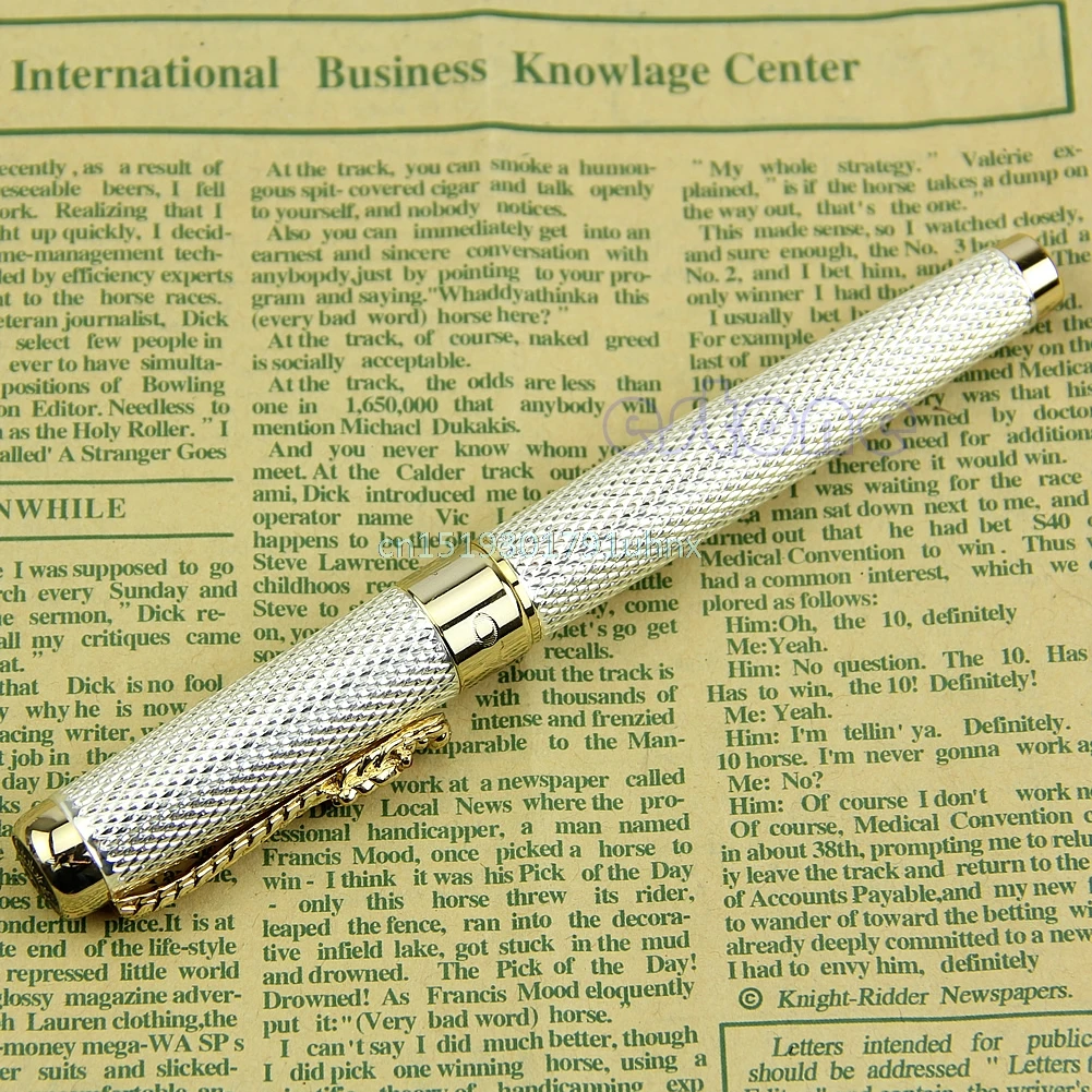 Noblest Fountain Jinhao Dragon 1200 ручка для письма 18KGP Средний наконечник золотого и
