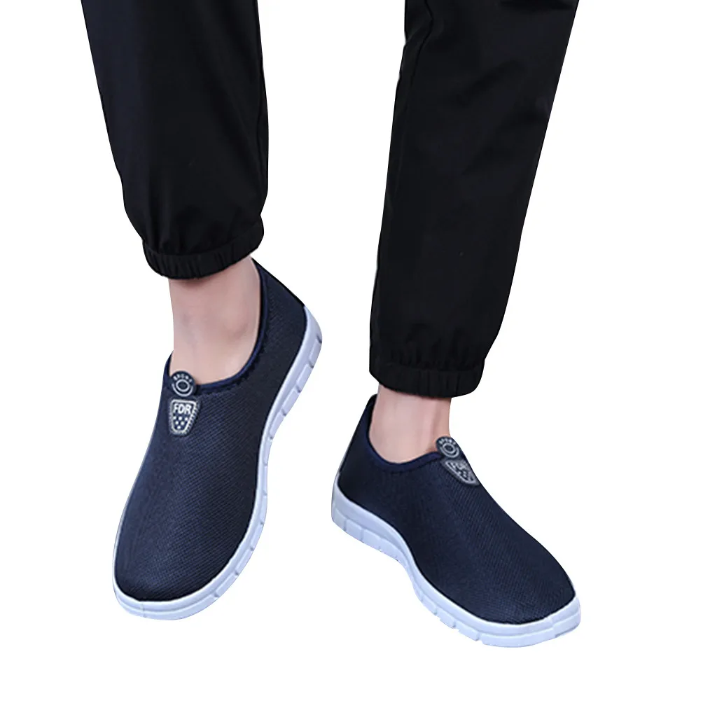 

YOUYEDIAN Brand Men's Loafers Moccasins Slip On Shoes Comfortable Casual Breathable Mesh Shoes tenis masculino adulto #w35