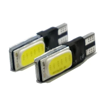 

2x T10 COB LED White Super Bright Car Light Canbus Error Free 194 168 2825 W5W Parking Backup Reverse For Brake Lamp
