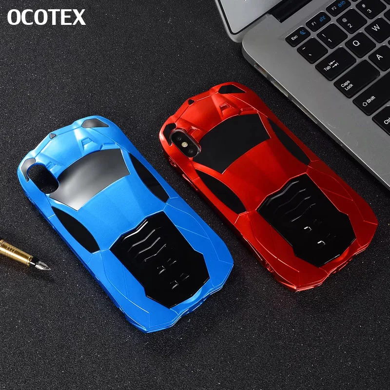 Fashion 3D Sports Car Design Phone Case For iPhone 6 6s 7 8 Plus Luxury