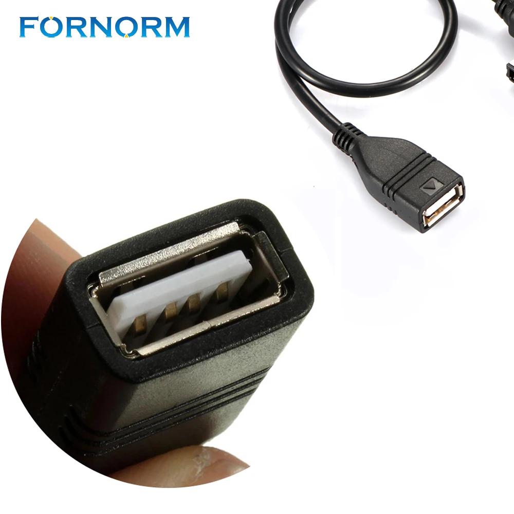 

FORNORM AMI MMI MDI AUX to USB Audio Cables Flash Drive MP3 MP4 Card Reader Music Interface Adapter for AUDI VW