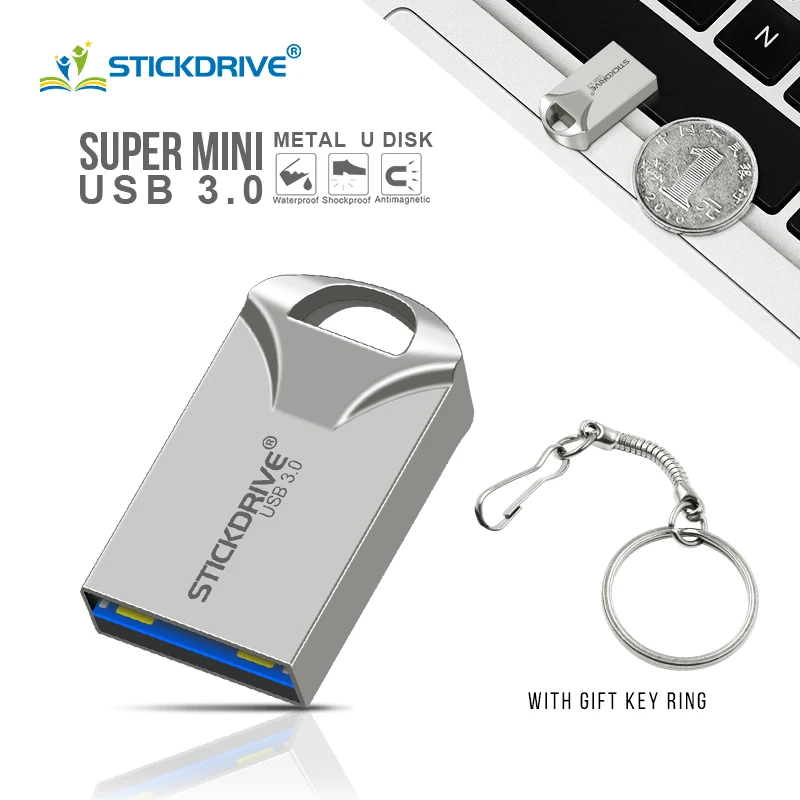 A+ speed USB 3,0, металлический флеш-накопитель, 16 ГБ, 32 ГБ, 64 ГБ, 128 ГБ, флешка, брелок, USB карта памяти, флеш-накопитель, диск, высокая скорость, USB3.0