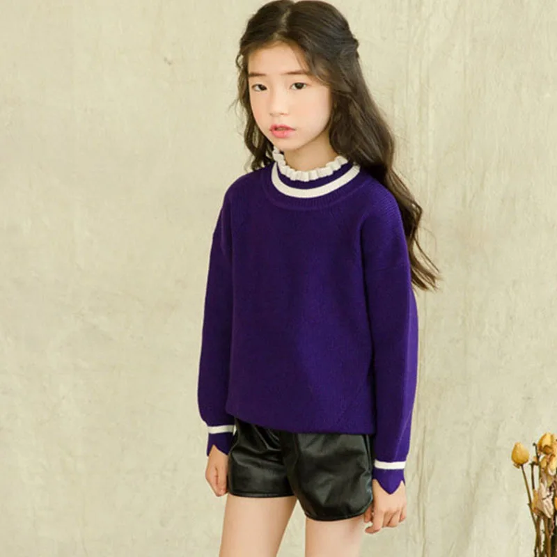 knitted baby girls sweater autumn winter wave cut little kids knit sweater purple pink long sleeve tops 2018 children clothing knitted baby girls sweater autumn winter wave cut little kids knit sweater purple pink long sleeve tops 2018 children clothing
