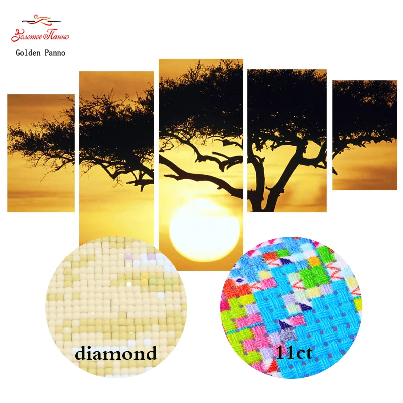 

Golden Panno,Needlework,Embroidery,DIY Landscape Painting,Cross stitch,11ct/14ct Sunrise home Cross-stitch,diamond painting 718
