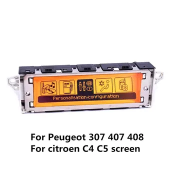 

Original Yellow ScreenFrench English USB Bluetooth A/C Menu Display Monitor 12pin for Peugeot 307 207 408 citroen C4 C5