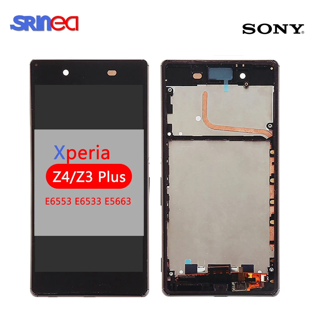 

LCD Screen For Sony Xperia Z3 Plus Display E6553 E6533 E5663 LCD Display Touch Screen Digitizer Assembly With Frame + Adhesive