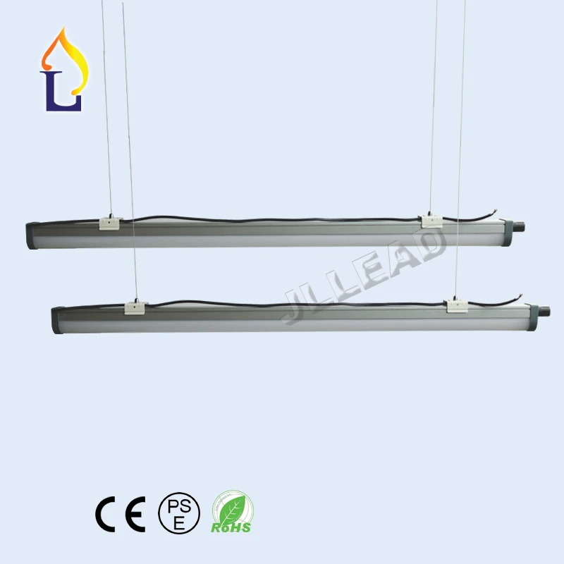 

20pcs/lot led Tri-proof light LED Batten Tube Light Surface Integrated Tubes Waterproof 28W 2FT 55W 4FT 72W 5FT suspension lamp