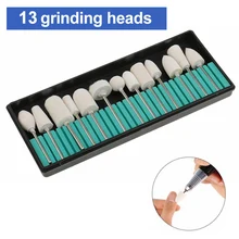 1 Набор ногтей Шлифовальная головка чистый бор инструменты аксессуары портативный для электрической дрели