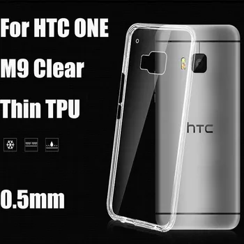 

20x For HTC One M9 Case Ultra Thin 0.5mm Crystal Transparent Soft Gel TPU Matte Inside Back Cover For HTC One M9 Phone Cases