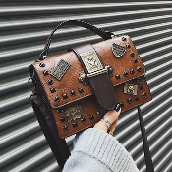 

Bag for women New wave Korean version of the wild Messenger bag retro shoulder fashion handbag small square bag