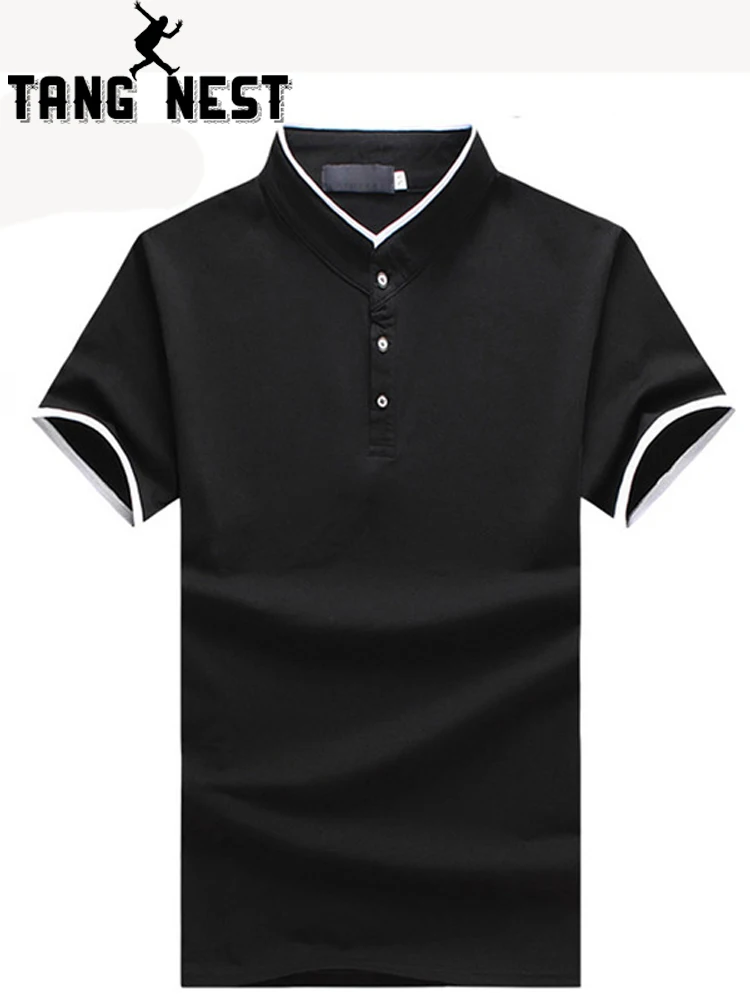 TANGNEST 2019 Hot Sale Business Polo Shirt Plus 5 Colors Slim Short-sleeve Good Quality Men Size 5XL MTP465 | Мужская одежда