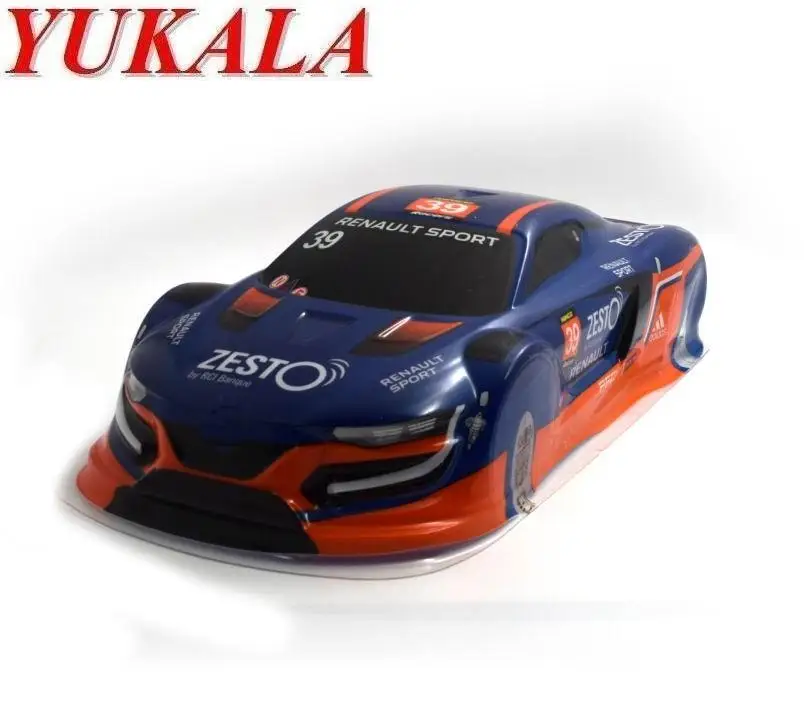 

YUKALA 1/10 RC car PVC painted body shell ZESTO for 1/10 RC Racing on-road drift car NO:082
