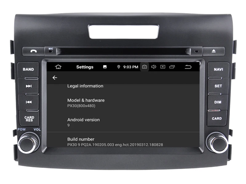 7'' Android 9.0 Octa Core Car DVD GPS Player Stereo For HONDA CRV CR-V Multimedia Auto Radio Navigation BT Wifi Headunit CANBUS