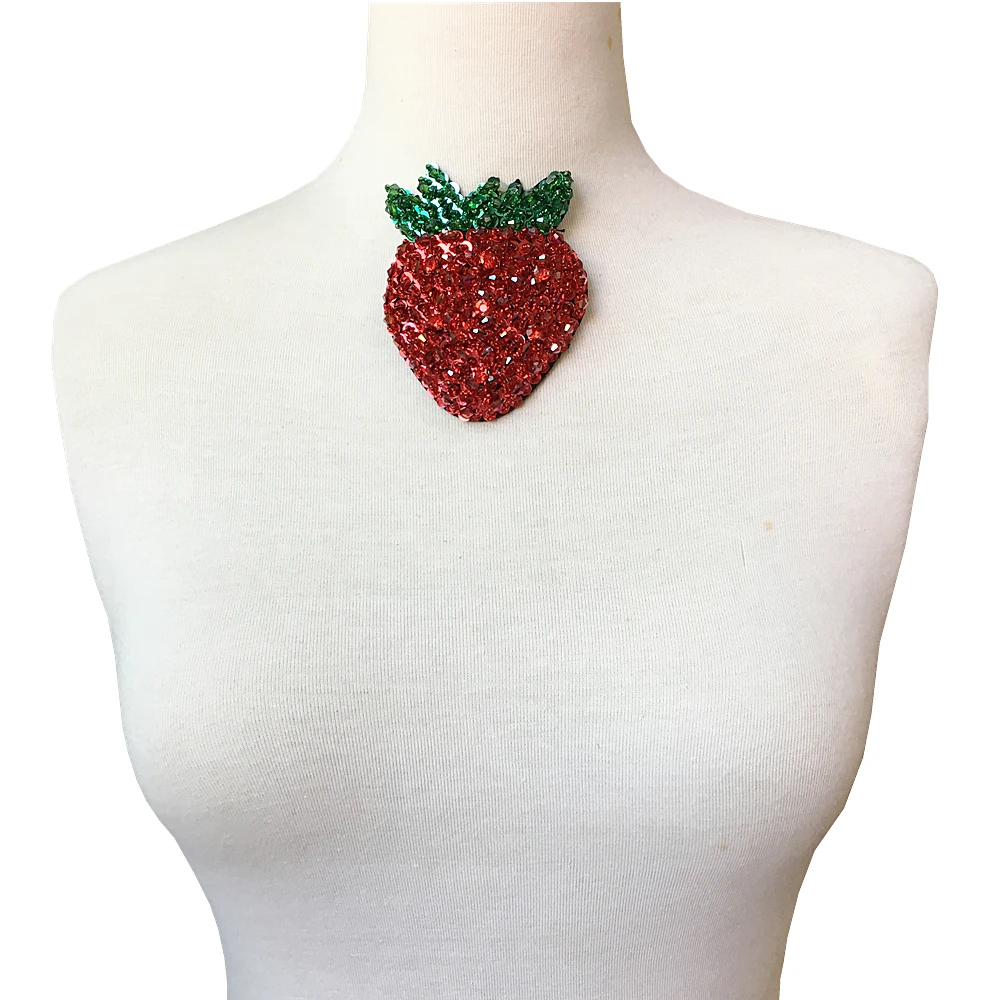 sequin strawberry