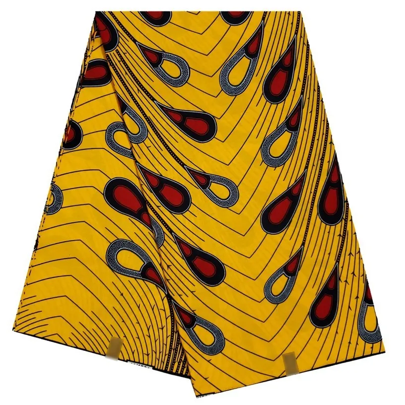 

Flower Print Cloth African Print Fabrics For Party Nigerian Ankara African tissus Real Dutch Wax 6yard/lot Free Shipping