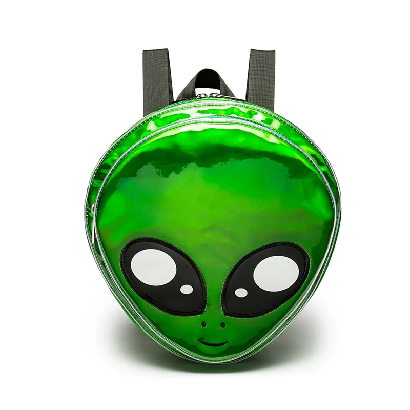 Cute Alien Backpack Green Laser Girls School Bag for Teenagers Women Backpack Harajuku Style Cartoon Animal