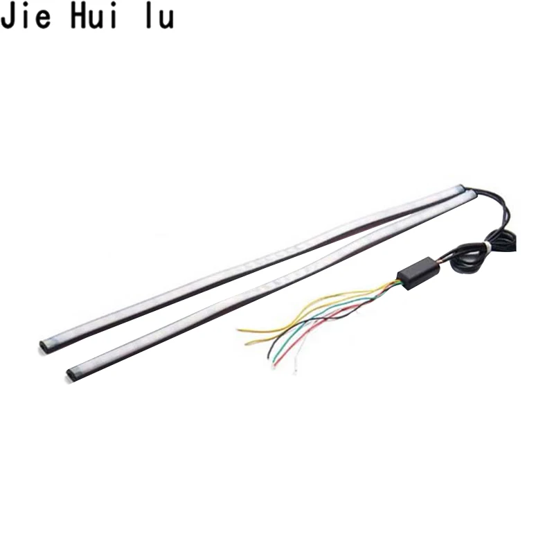 

Car Styling Flexible Switchback LED Knight Rider Strips Light Headlight Flasher DRL Flowing Amber Turn Signal Lights