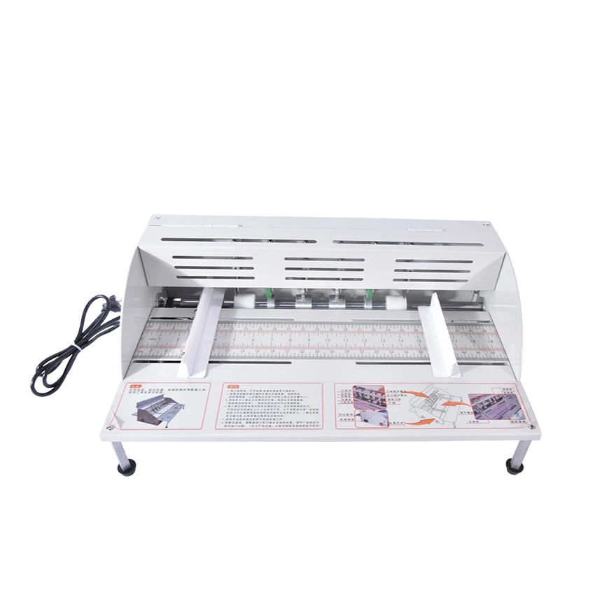 220V Electric paper creasing machine book cover creasing cutting and