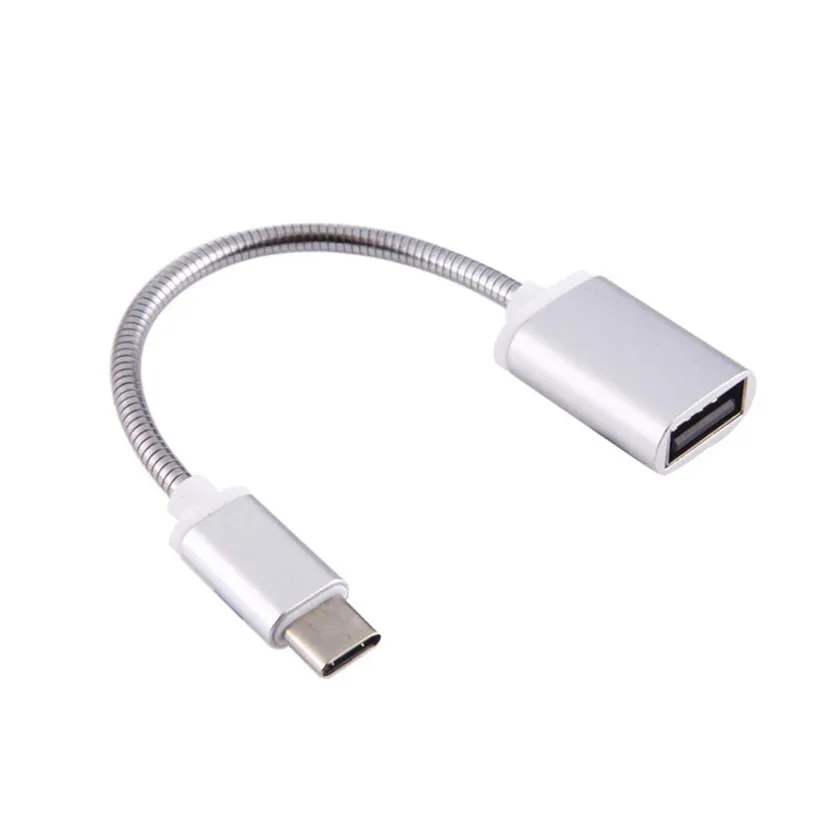 CARPRIE металлический USB C 3,1 type C штекер USB OTG Кабель-адаптер для синхронизации данных 180123 Прямая поставка