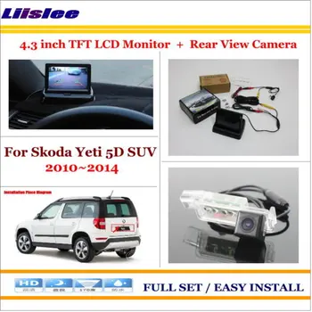 

Car Parking Camera For Skoda Yeti 5D SUV 2010~2013 2014 Car 4.3" LCD Monitor Screen NTSC PAL 2 in 1 Parking Rearview System