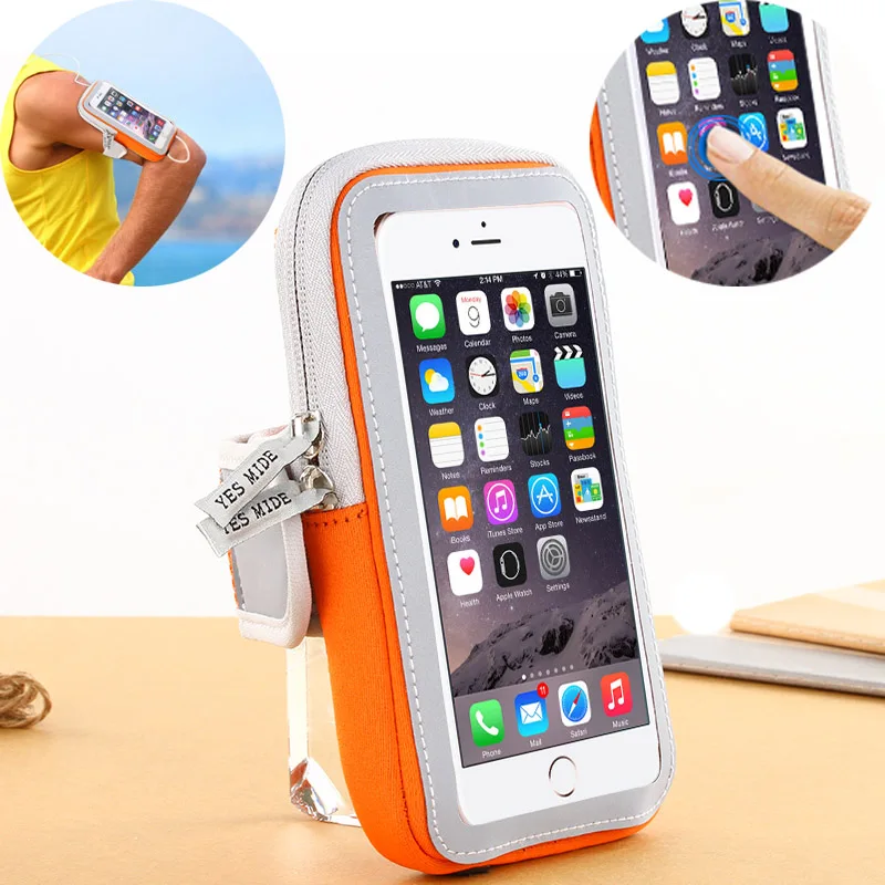 

For Iphone X 8 Plus 7/Xiaomi Redmi 4x 4a Mi A1 Note 4 Waterproof Case Cover Mobile Accessory Run Gym Sports Belt Pouch Hand Bag