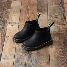 2016 New Winter Warm Boots Kids With Velvet Quality PU Shoes Boys Girls Children Running Shoes