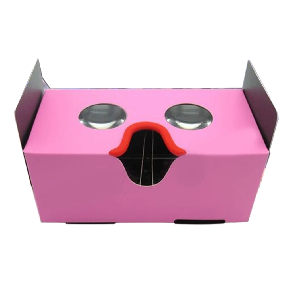 Newest High Quality DIY Google Cardboard 3D font b VR b font Box Reality Movie Games