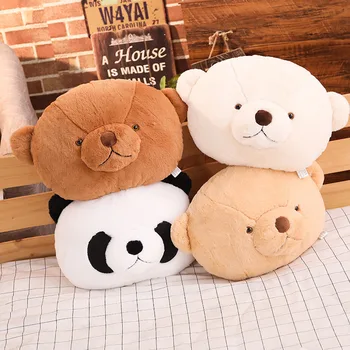 

Cute Cartoon Teddy Bear & Panda Plush Pillows Soft Stuffed Animal Cushion Bear Plush Toy Sofa Cushion Decor Girl Birthday Gift