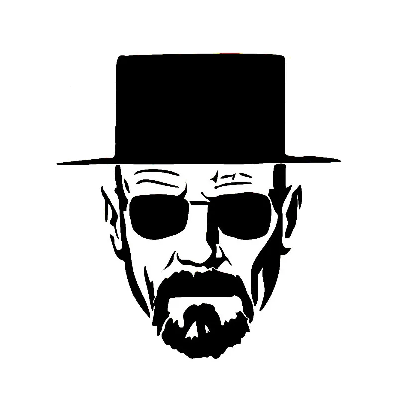 15*15cm car sticker cool Heisenberg cartoon celebrity Car window car