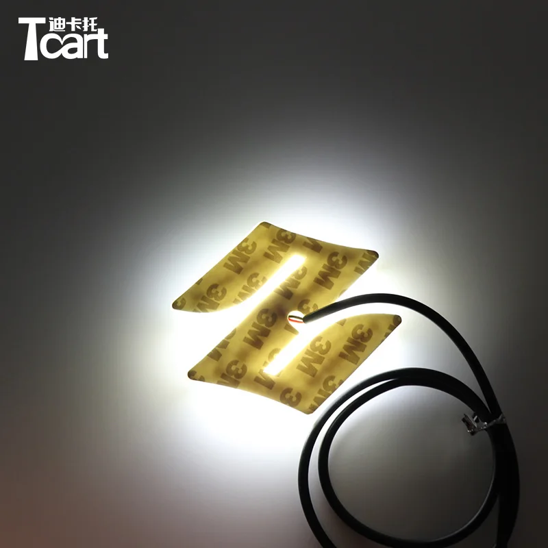 

Tcart Car LED Logo Lamp Auto Lights Red White Blue Color 4D Emblem Light accesories For Suzuki Vitara jimny swift sx4