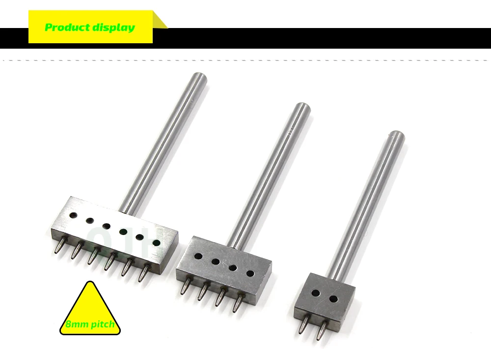 1 мм круглое отверстие для пробивки отверстий в коже инструменты Ремесло Удар DIY ручной сшитые с ряд удар 2/4/6 зубец HolePunches 4/5/6/8 мм расстояние