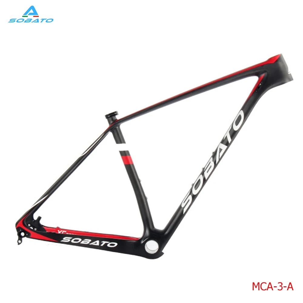 

SOBATO mtb frame 29er mtb carbon frame 29 carbon mountain bike frame 142*12 or 135*9mm bicycle frame free shipping