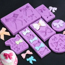 Various Sizes Bow Silicone Fondant Mould