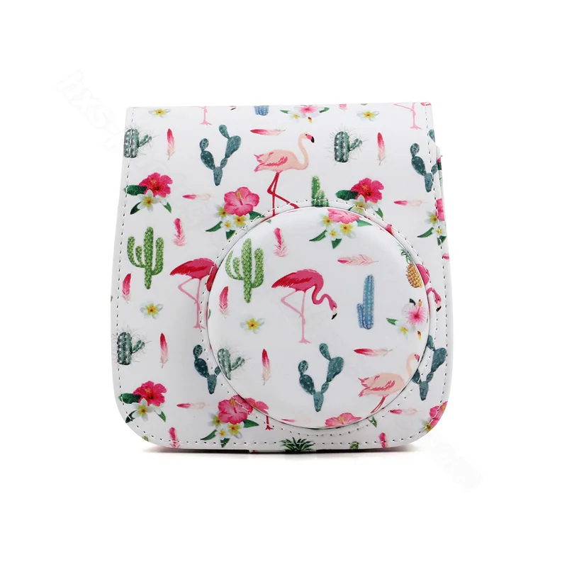 Fujifilm Instax Mini 8 Mini 9 Protector de cámara, bolsa de cuero PU accesorios de cámara de película instantánea, correa de hombro bolso de la cámara Fujifilm Instax Mini 8 Mini 9 Protector de cámara, bolsa de cuero PU accesorios de cámara de película instantánea, correa de hombro bolso de la cámara