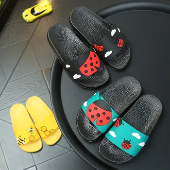 

Boys Girls Kids Summer Casual Soft Sole Sandals Slippers Cartoon Barefoot Waterproof Shoes Children Outdoor Beach Slipper Shoes