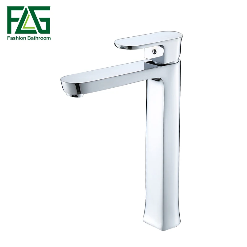 

FLG Brass Basin Faucet Hot and Cold Water Single hole Single handle Sink Bathroom Mixer Tap