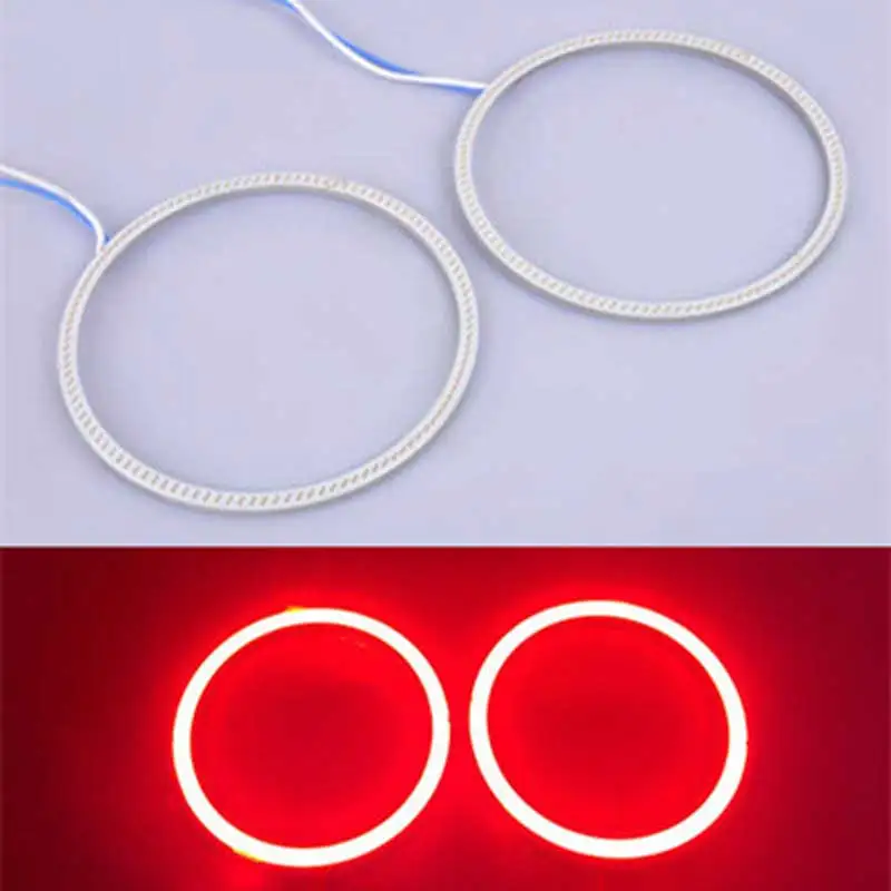 

Hoping Car angel eyes led COB 130MM 140MM RED Halo ring headling tail light DRL