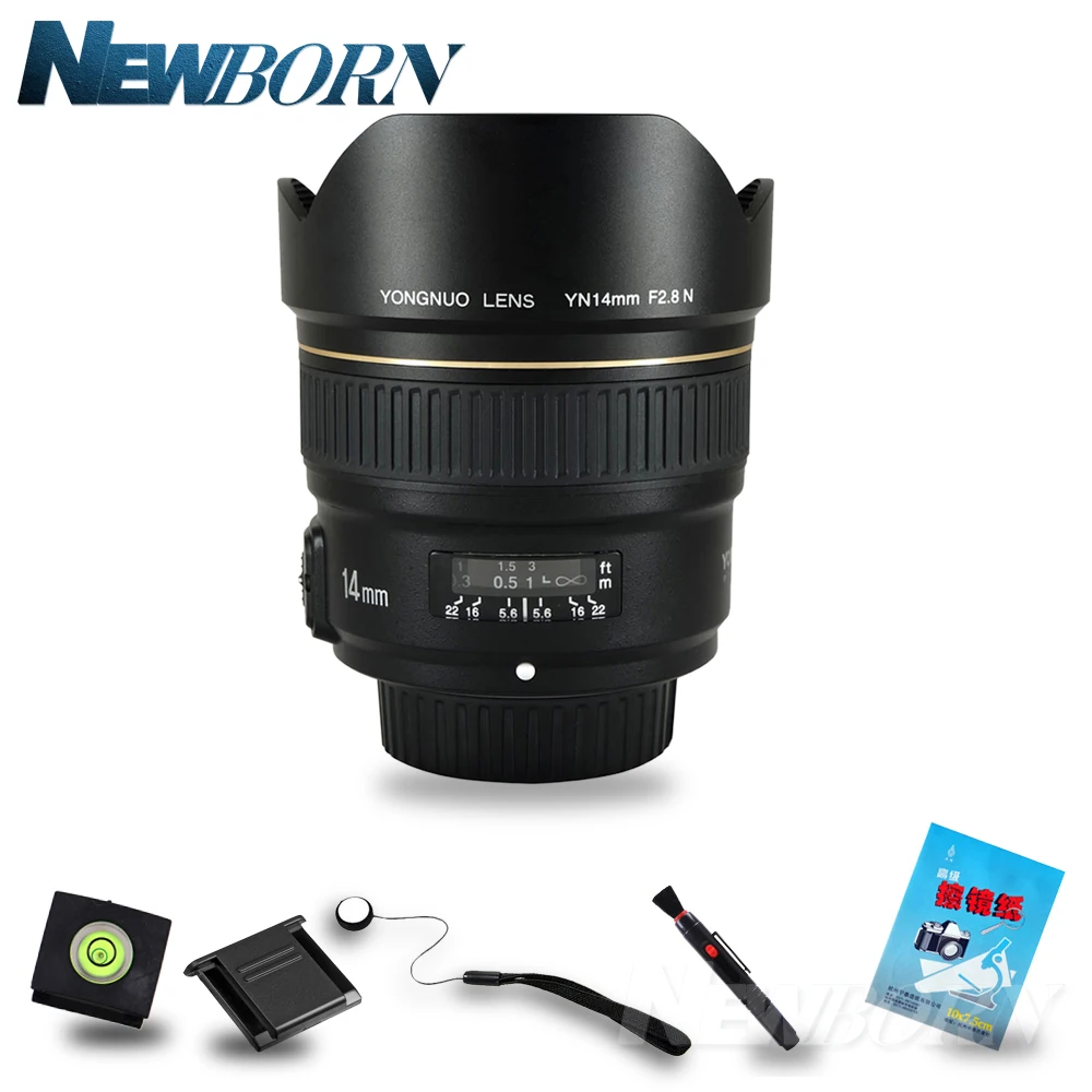 

YONGNUO 14mm Ultra-wide Angle Prime Lens YN14mm F2.8N Auto Focus Metal Mount for Nikon D850 D750 D810 D800E D5 D4S D850A D4 D1X