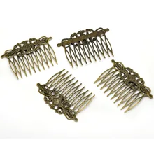 DoreenBeads 10 бронзовых тонов в форме расчески заколки для волос 6 5x4 см
