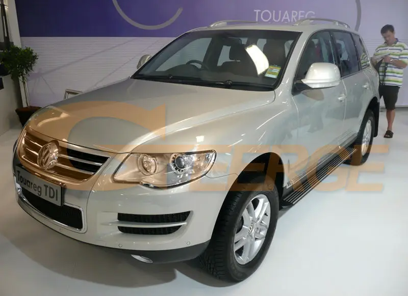 Для VOLKSWAGEN VW TOUAREG 2008 2009 2010 галогенные фары отличные ангельские глазки ультра яркие CCFL ангельские глазки Halo Кольцо Комплект