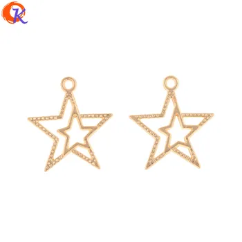

Cordial Design 100Pcs 20*23MM Jewelry Accessories/Earrings Connectors/Star Shape/DIY Making/Hand Made/Jewelry Findings Component