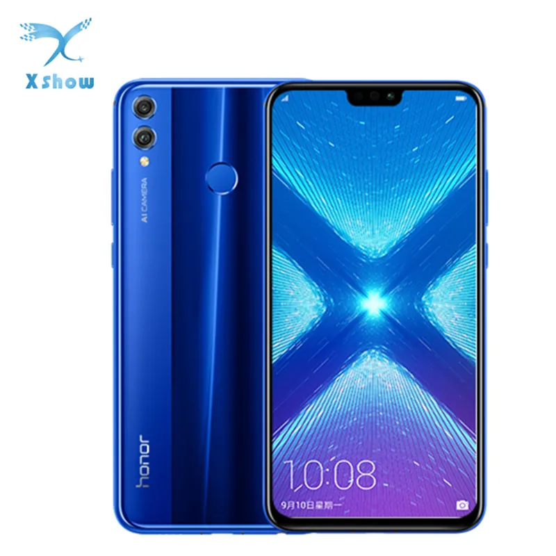 

HUAWEI HONOR 8X Android 8.1 4G LTE Smartphone 4GB RAM 64GB ROM 6.5'' 2.2GHz Octa Core 20MP+16MP 3750mAh Face ID Mobile Phone