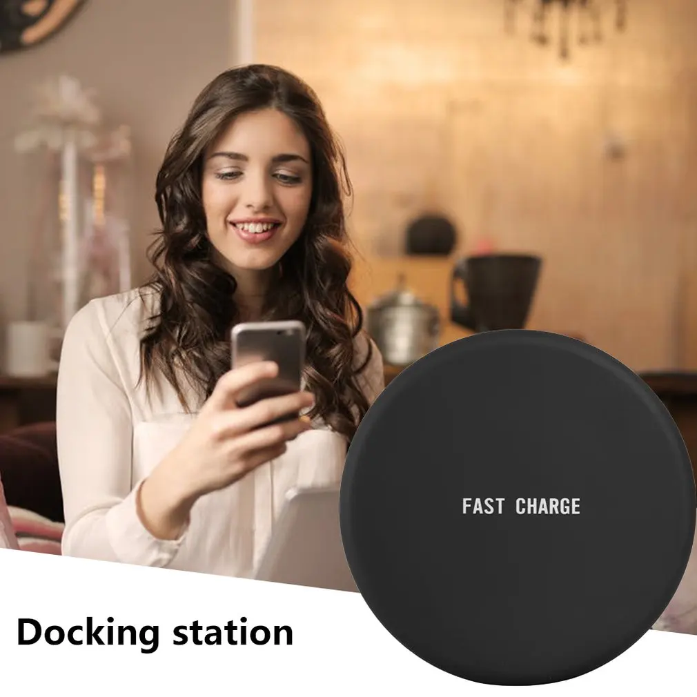 Wireless Charger for iPhone X Xs MAX XR 8 plus Fast Charging for Samsung S8 S9 Plus Note 9 8 Phone Charger Pad Fast Charging