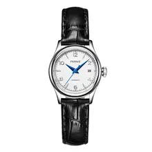Parnis Royal Seriers Luminous Lady Women Leather Watchband Fashion Automatic Mechanical Watch Wristwatch