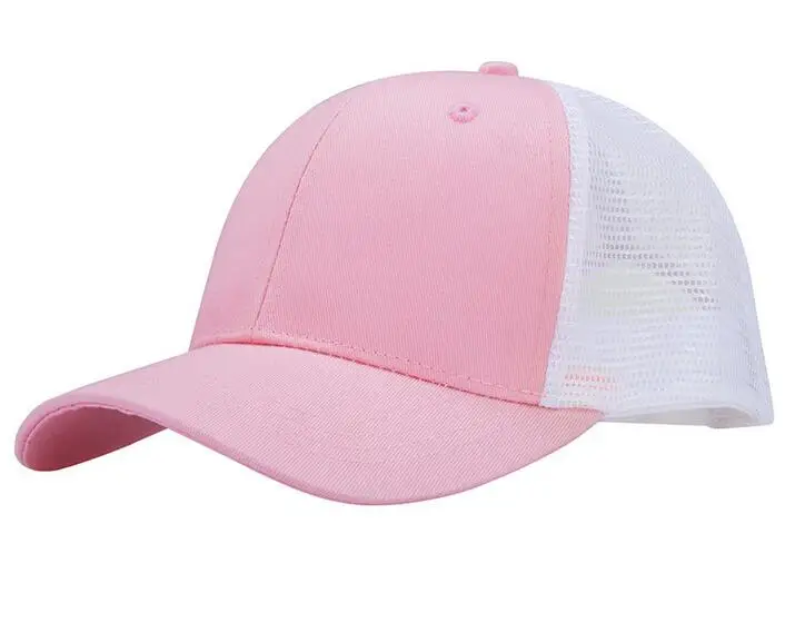 3D стежка на заказ для взрослых и детей бейсболка изогнутая пиковая активная Солнцезащитная бейсбольная кепка с индивидуальным логотипом/шляпы с буквами 3D бейсбольная Кепка с вышивкой - Цвет: pink