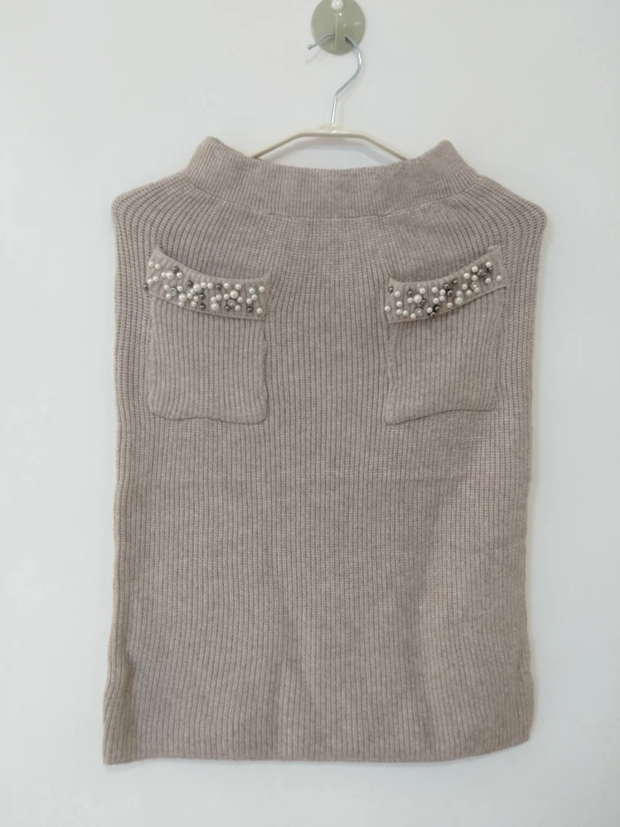 Cashmere knitted suits with skirt for women 28