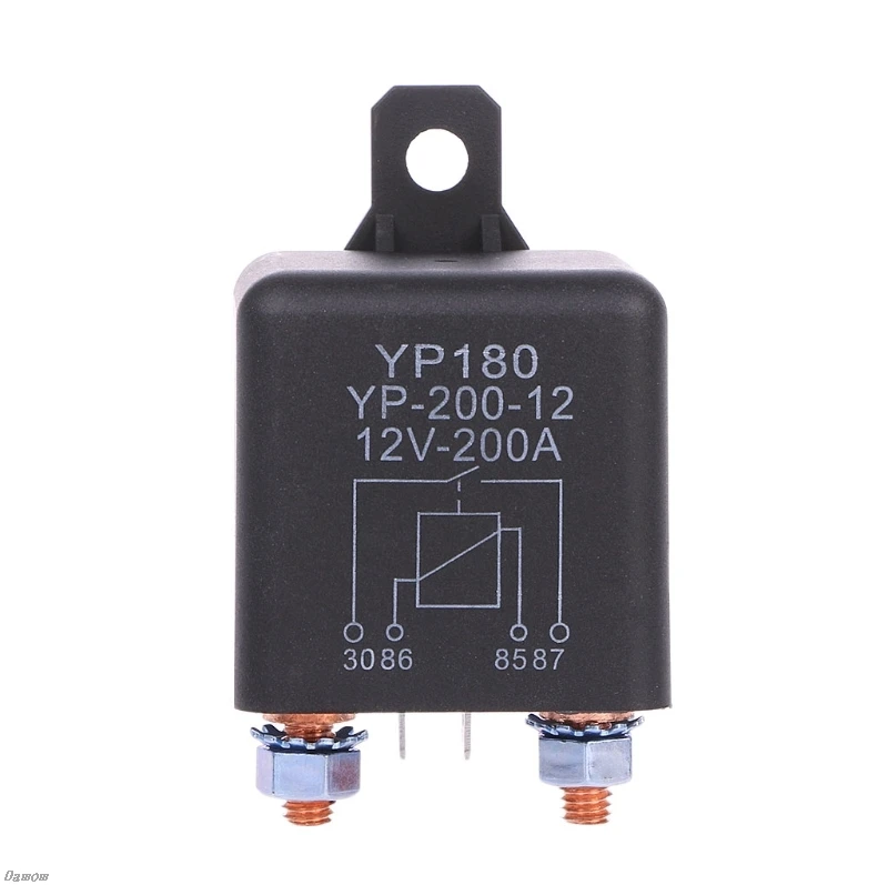 

12V DC 200A High Power Car Relay Truck Motor Continuous Type Automotive Switch Damom
